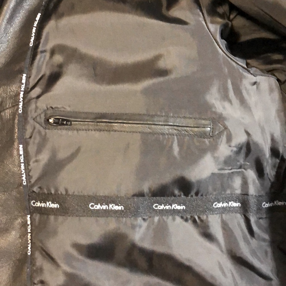 Calvin Klein Leather Jacket - Picture 12 of 15